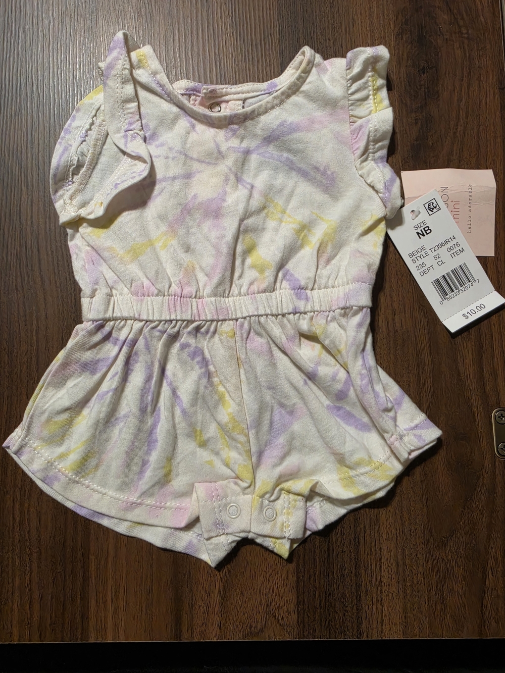 Grayson Mini Tie-Dye Infant Romper
